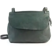 Harold's Cuir sac à épaule sac à épaule bandoulière Submarine Shoulderbag Flap Green vert foncé