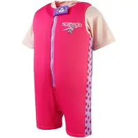 Speedo Learn To Swim Character Printed Floatsuit Rose 24 Months-3 Years