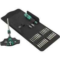 Wera 05136072001 19-piece Kraftform Kompakt 400 RA SHK Set 1 Bit Screwdriver Set