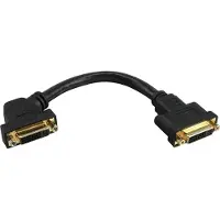 InLine 17301G Câble adaptateur DVI-I, 24+5 DVI prise femelle sur prise femelle, à encastrer, e contacts, 0,2m