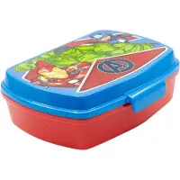 Stor Boîte À Sandwich - - Avengers Heraldic Army - Rouge - Rectangulaire - 17x14x6 Cm