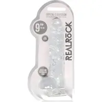 Realrock - gode réaliste transparent (transparent, 22 cm)