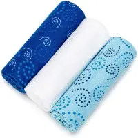 T-Tomi BIO Bamboo Diapers couches lavables Spirales 70x70 cm 3 pcs