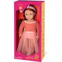Our Generation - Poupée ballerine Aubrie - 46 cm - Cheveux roux et yeux bleus - Tenue de ballet et nœud pour les cheveux - Encourage le jeu imaginatif - Jouet pour enfants à partir de 3 ans