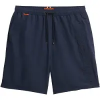 Superdry pour homme. M3010246A Maillot de bain brodé premium marine (XXL), Beachwear, Polister recyclé, Durable