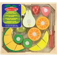 Melissa & Doug MELISSA Fruits en bois dans une boîte 14021