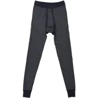 Schiesser Sous-vêtements longs 'Feinripp Melange' bleu foncé / gris