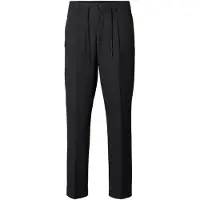 Selected Pantalon à plis 'SLHLEROY' noir