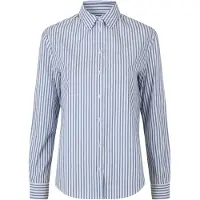 Samsøe & Samsøe Chemisier 'Adisoni' bleu clair / blanc