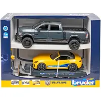 BRUDER Ram 2500 Power Wagon Roadster Racing Team Vehicle Jaune,Gris 3-6 Years