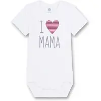 Sanetta 321850 - Body - Uni - Mixte Bébé - Blanc White 10 - 9 Mois Taille Fabricant: 74