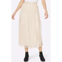 HEINE Jupe beige clair