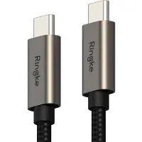 Ringke - Data Cable - Type-C to Type-C, 60W, 0.5m - Black