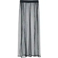 Gothicana by EMP Jupe longue Gothic de - Jupe Transparente - S - XXL - pour Femme - noir - Taille XXL