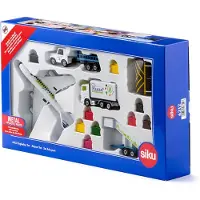 Siku Airport Set Car Argenté