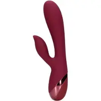 Shots Loveline - vibromasseur rabbit rechargeable - stimulation clitoridienne - rouge