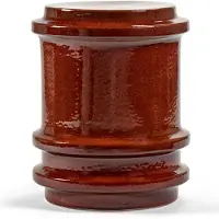 Serax Pawn Geometrical Table d'Appoint Dark Red