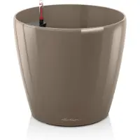 Lechuza Classico Premium Ls 35 - Kit Complet, Taupe Brillant Ø 35 X 33