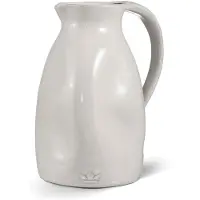 Dutchdeluxes Carafe Dutchdeluxes Dented Jug Medium White 750ml