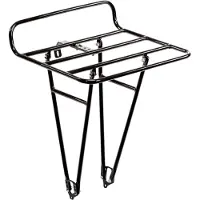 Pelago Bagagerie Vélo - Modèle Commuter - Taille L - Porte-bagages avant - Acier inoxydable pour vélo de ville - Couleur - Noir -