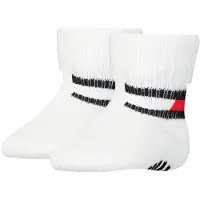 Tommy Hilfiger Chaussettes av. Antidérapant - 2 Pack - Bébé Drap - - 23/26 - Chaussettes