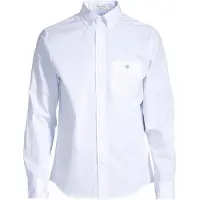 Gant pour homme. 3000140 Banker Stripe blue regular fit poplin shirt (3XL), Bleu, Casuel, Coton, Manche longue