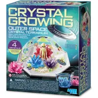4M Crystal Growing/outer Space Crystal Terrarium/eu Craft Kit Clair