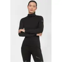 Super.natural Skiing Roll Neck Long Sleeve T-shirt Noir XS Femme