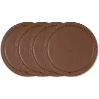 Dutchdeluxes Dessous de Plat / Verre Dutchdeluxes Coasters Classic Brown (4-Pièces)