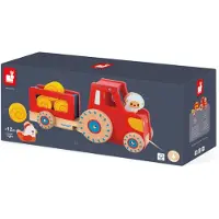 Janod Jeu d'éveil Ferme Tracteur à tirer