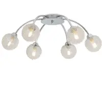 Kamome Plafonnier pour 6 ampoules Led G9 240 W Lumarko !