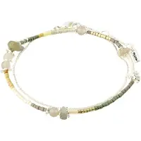 Pilgrim Bracelet 'Pixie' citron / gris / olive / argent / blanc / blanc perle