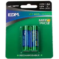 Kaemingk Piles Aa Rechargeables 2600mah (2) Haute Capacité, Durable Et écologique -