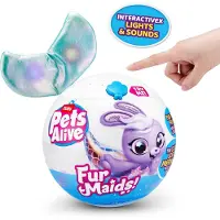 Pets Alive Balle en peluche Fermaids Jouet doudou - balle mignonne à câliner