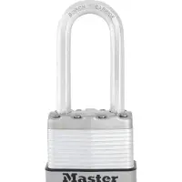 Masterlock M1EURDLHCC Cadenas Excell - Acier Laminé - Anse 51 Mm De Long
