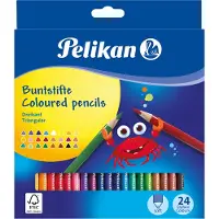 Pelikan Crayons triangulaires fins (24x)