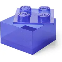 LEGO 40090800 Brique de rangement STORAGE BRICK 4 GLITTER, violet