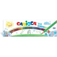 Carioca Tita Coffret de crayons de couleur arc-en-ciel, 50 pièces,