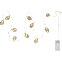 Star Trading 729-60, guirlande décorative légère, beige, transparente, polychlorure de vinyle (PVC), 6 h, 18 h, 10 ampoules