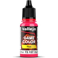 Vallejo Game Color Fluorescent Red-