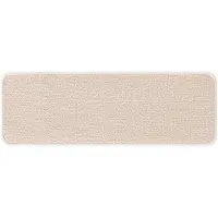 vidaXL Tapis Antidérapants pour Escaliers 15 pcs Crème 60 x 25 cm PP
