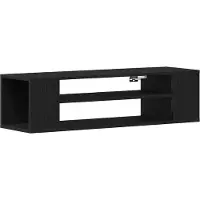 vidaXL Meubles TV, 100 x 30 x 26,5 cm, noir, imitation chêne