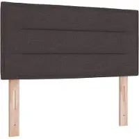vidaXL Tête de lit marron foncé 90 cm en tissu