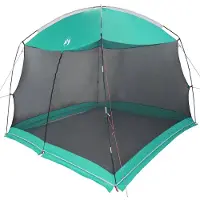 vidaXL Tente moustiquaire avec toit , vert d'eau, 320 x 320 x 218 cm