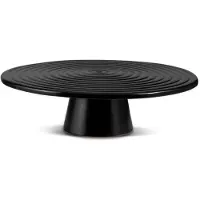 Dutchdeluxes Plat de Présentation Dutchdeluxes Food stand Black Matt (9 x 32 cm)