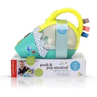 Infantino Push & Pop Musical Lightup Minivac Multicolore Enfants