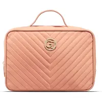 Gillian Jones 2-room Traincase-coral Beauty Accessories Set Orange Femme