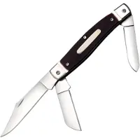 Cold Steel Ranch Boss 3 Stockman FL-STKMN, Satin 8Cr14MoV, Sawed Bone, couteau de poche