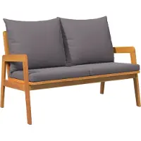 vidaXL Banc de jardin , couleur huile naturelle, 115 x 65 x 71 cm, bois massif d'acacia