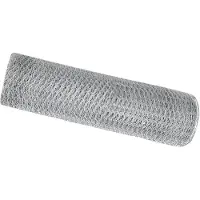 vidaXL Clôture hexagonale argent 0,4 x 100 m Acier galvanisé